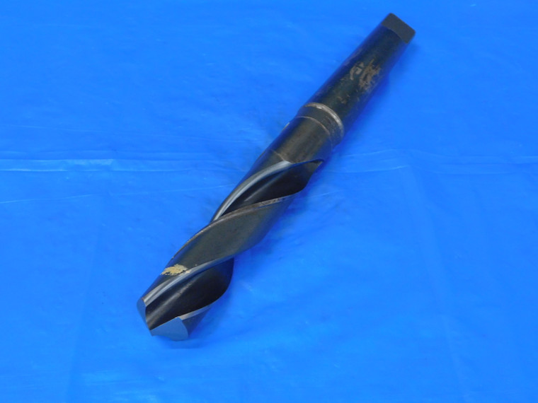 CLEVELAND 1 7/32 O.D. HSS TWIST DRILL BIT MORSE TAPER #4 SHANK 1.2187 MT4 - MB10379BW2