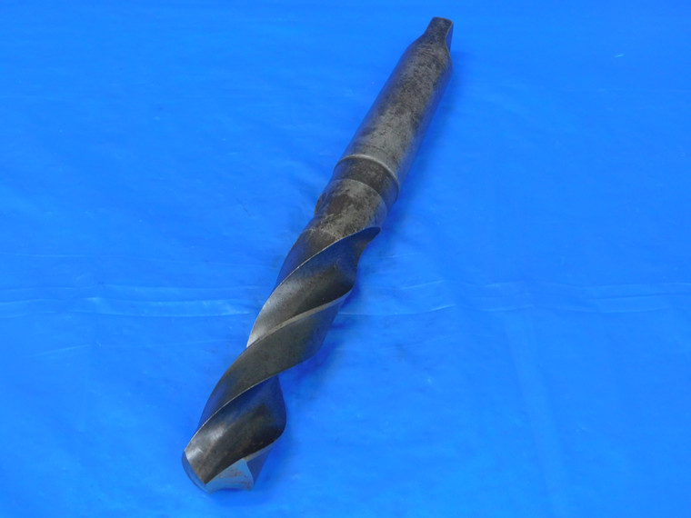 W&B 1 7/32 O.D. HSS TWIST DRILL BIT G51 MORSE TAPER #4 SHANK 1.2187 MT4 - MB10396BW2