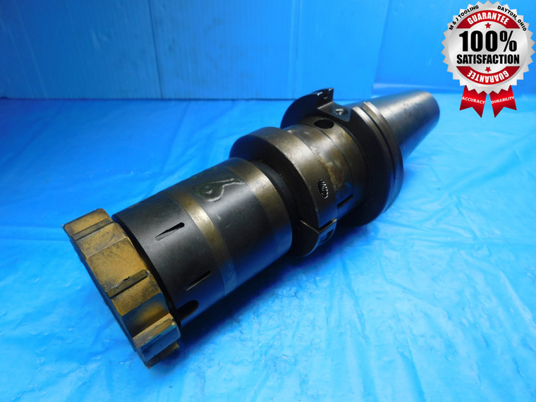 CAT50 TOOL HOLDER W/ 3 1/8" O.D. CARBIDE TIPPED SIDE MILLING CUTTER 7" PROJ. - AS2278BK2