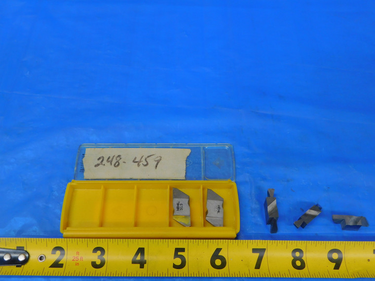 5PCS NEW KENNAMETAL NB4L & OTHER K313 CARBIDE GROOVING INSERTS TOP NOTCH STYLE - MS6162AW2