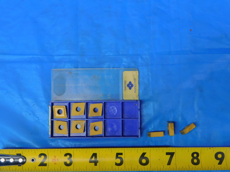 9PCS NEW SUMITOMO CNMA-432 AC 500G TiN COATED CARBIDE INSERTS CNMA120408 - MB10932BJ2