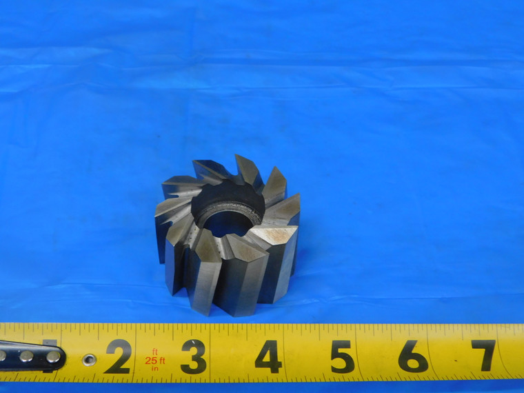 UNION 2" O.D. HSS SHELL END MILL 5/8 PILOT 1/4 KEY SPIRAL 10 FLUTE 2.0 - MB11174BJ2