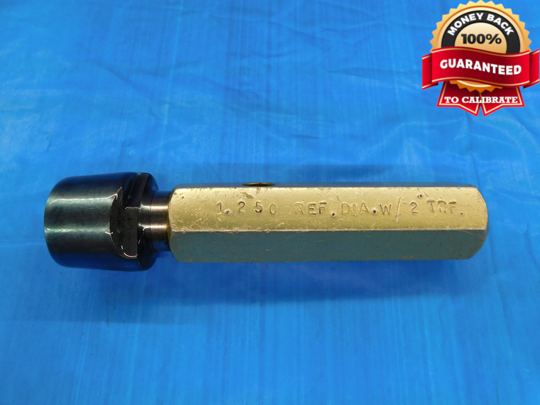 1 1/4 W/ 2 TPF TAPERED REFERENCE PIPE THREAD PLUG GAGE 1.25 PLAIN INSPECTION - DW19257BX2