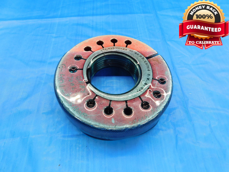 1 3/4 10 UN 2A THREAD RING GAGE 1.75 1.750 1.7500 NO GO ONLY P.D. = 1.6766 CHECK - DW19286BX2
