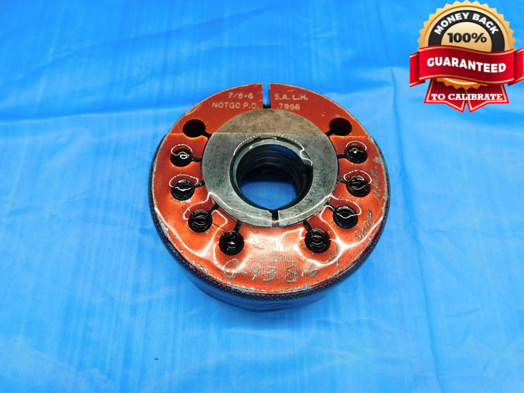 7/8 6 STUB ACME 2G LEFT HAND THREAD RING GAGE .875 NO GO ONLY P.D. = .7996 L.H. - DW19277BX2