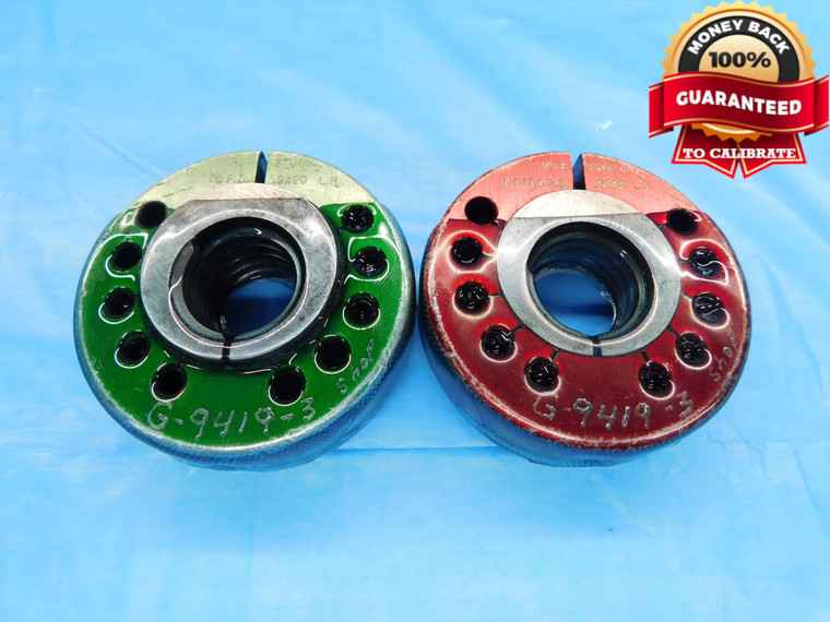 1" 6 STUB ACME LEFT HAND THREAD RING GAGES 1.0 GO NO GO P.D.'S = .9420 & .9235 - DW18998BX2