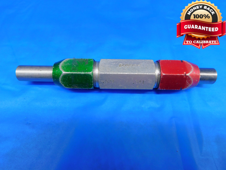 .5290 & .5410 PIN PLUG GAGE GO NO GO .5313 -.0023 17/32 13.741 mm .529 .541 - CE0019BB2