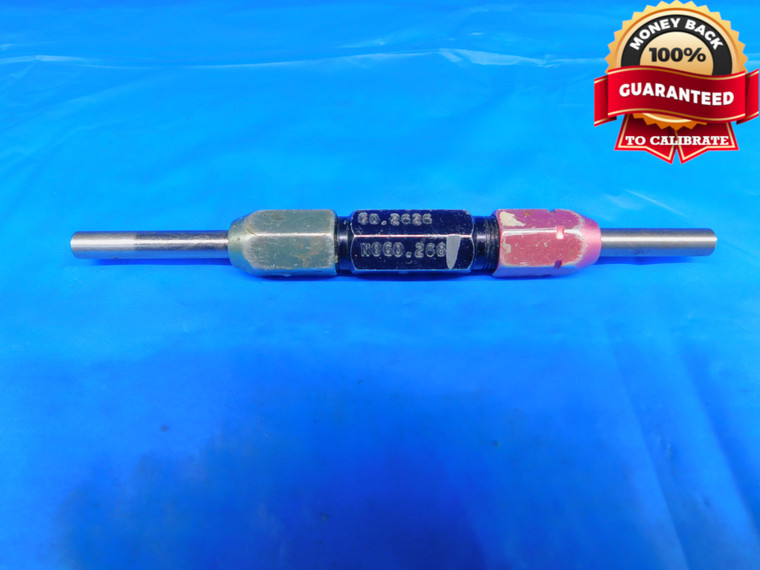 .2626 & .2680 CL Z PIN PLUG GAGE GO NO GO .2656 +.0024 OVERSIZE 17/64 7 mm .268 - CE0071BB2