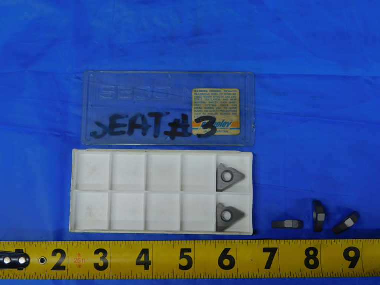5PCS NEW SECO NX22-3/NX 22-3 CARBIDE SEAT/SHIM INSERTS - MB11452CD2