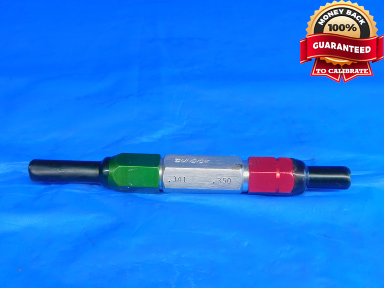 .3410 & .3500 PIN PLUG GAGE GO NO GO .3438 -.0028 UNDERSIZE 11/32 9 mm .341 .350 - CE0131BB2