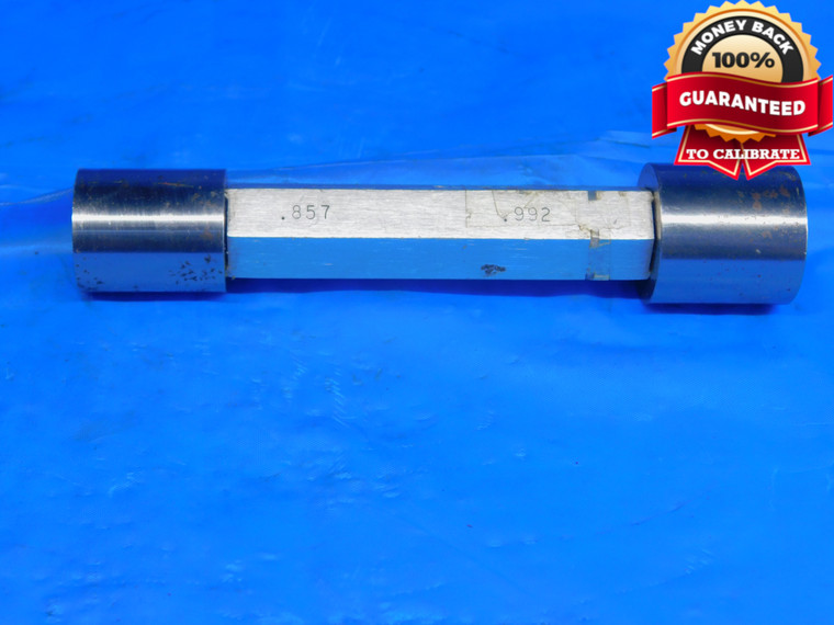 .8570 & .9920 PIN PLUG GAGE GO NO GO .8594 -.0024 55/64 25 mm .857 .992 - CE0156BB2
