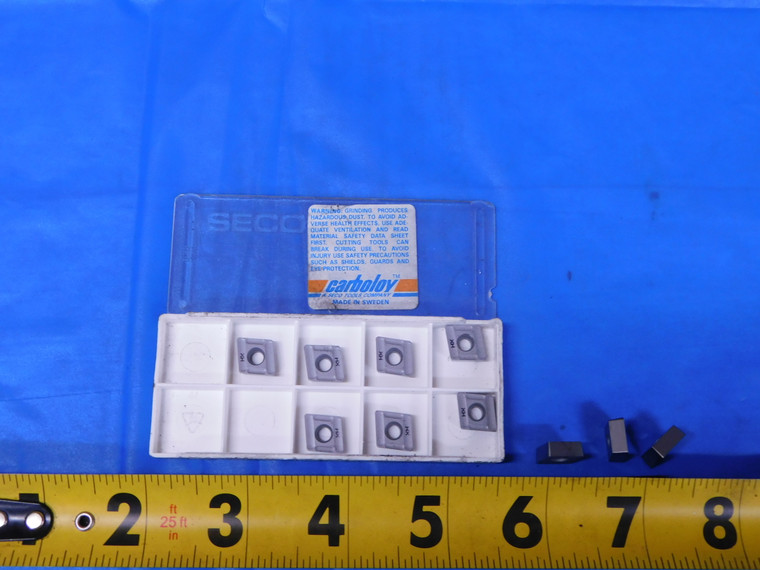 10PCS NEW SECO CCMX09T308(-75) / CCMX 09T 308(-75) HK CARBIDE INSERTS - MB11744CG2