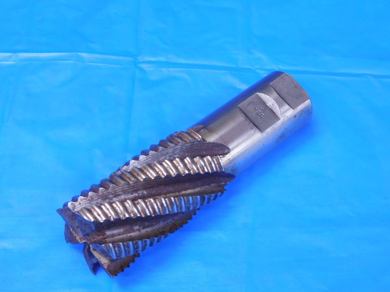 1 1/2 O.D. 3" LOC 5 1/8 OAL ROUGHING M-42 END MILL 1 1/4 SHANK 6 FLUTE 30860 1.5 - MB11869LVR