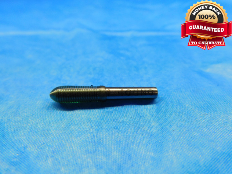 4 40 UNC 3B STI HELICOIL THREAD PLUG GAGE #4 .112 .1120 NO GO ONLY P.D. = .1299 - DW19738LVR