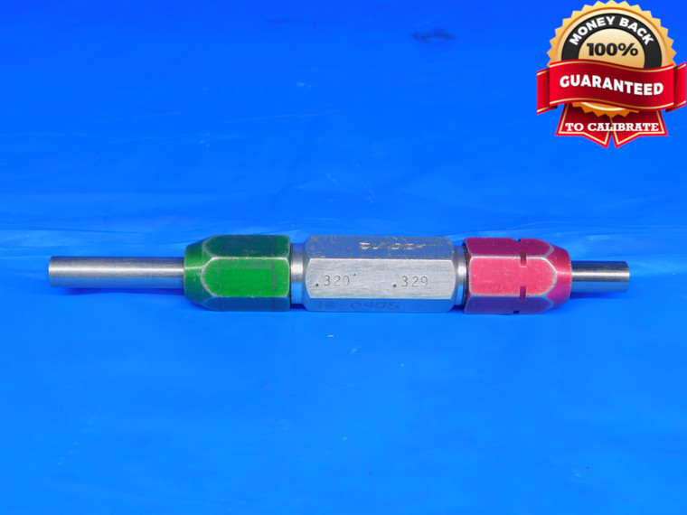 .3200 & .3290 PIN PLUG GAGE GO NO GO .3281 +.0009 OVERSIZE 21/64 8 mm .320 .329 - SW0016BB2