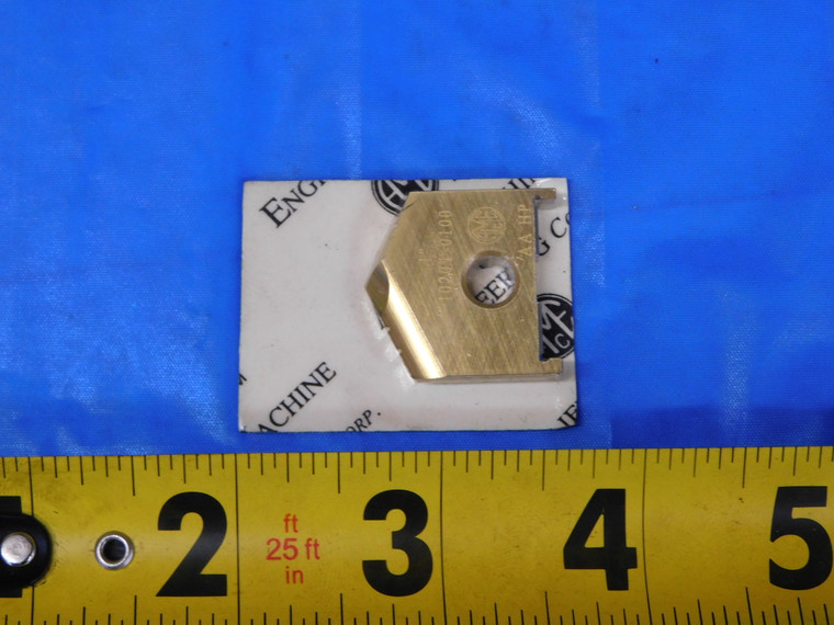 1PC NEW AMEC 1" 1020T-0100 SERIES AA HP TiN COATED CARBIDE SPADE DRILL INSERT - JH2458CN2