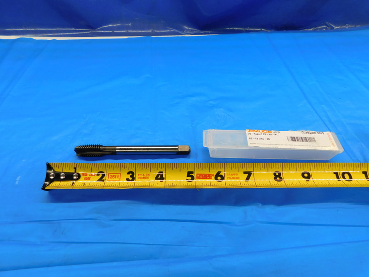 NEW EMUGE 1/2 13 2B HSSE NT COATED SPIRAL POINT TAP 3 STRAIGHT FLUTE .5 REKORD - DW20110BW2