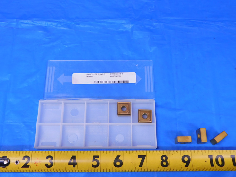 5PCS NEW SNMG150608E4E TiN COATED CARBIDE INSERTS USA MADE - MB12439BW2