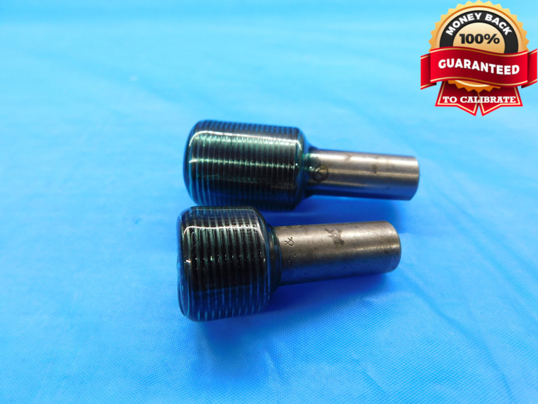11/16 24 NS 2 THREAD PLUG GAGE .6875 GO NO GO P.D.'S = .6616 & .6645 INSPECTION - DW20308LVR