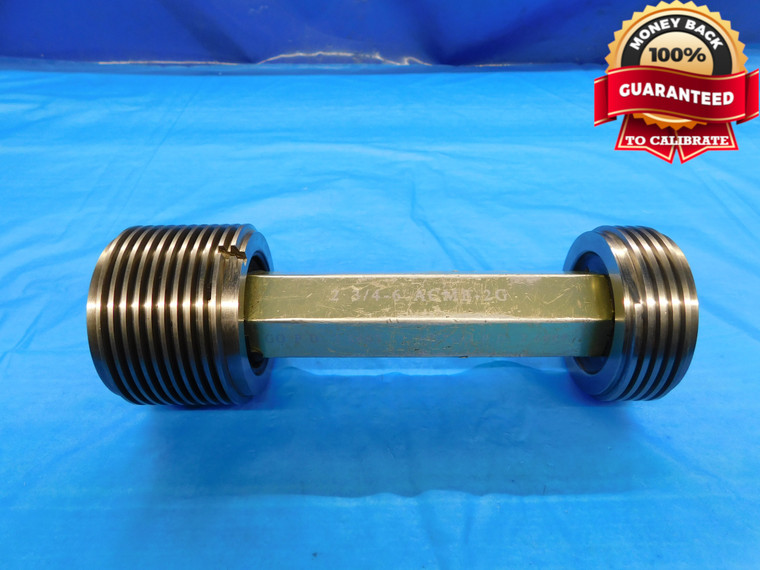 BUDGET 2 3/4 6 ACME 2G THREAD PLUG GAGE 2.75 GO NO GO P.D.'S = 2.6667 & 2.6889 - DW20402CS2