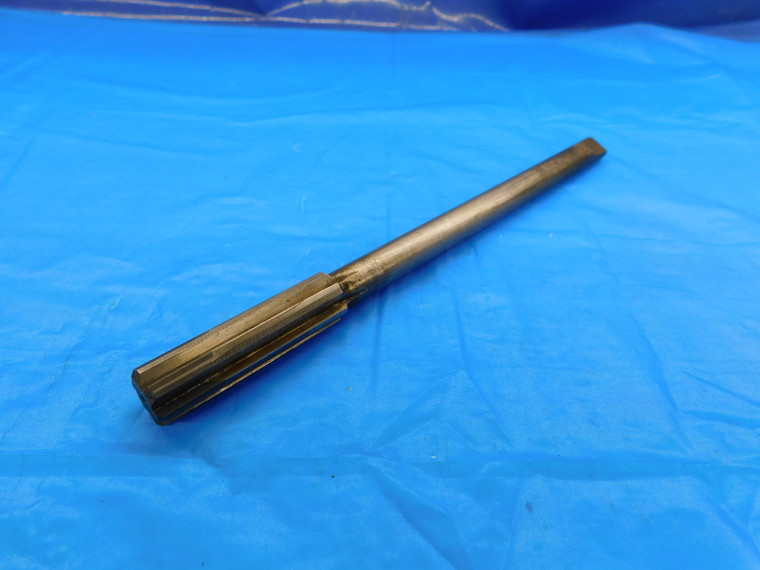 CLEVELAND 9/16 O.D. CARBIDE TIPPED REAMER MORSE TAPER #0 SHANK 6 FLUTE MT0 .5625 - DW20499AE2