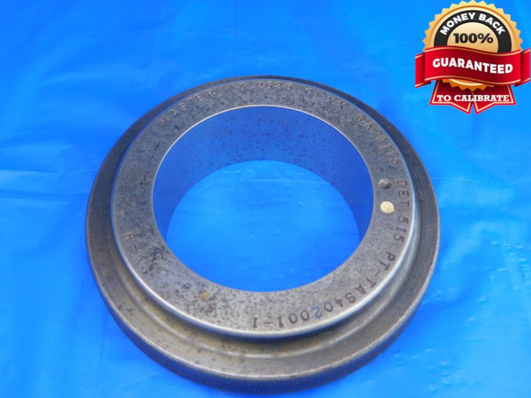 3.2525 CL XX MASTER PLAIN BORE RING GAGE 3.2500 +.0025 OVERSIZE 3 1/4 82.614 mm - RJ0014CD2