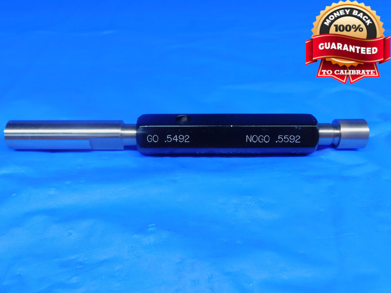 .5492 & .5592 CL Z PIN PLUG GAGE GO NO GO .5469 +.0023 UNDERSIZE 35/64 14 mm - RJ0060CD2