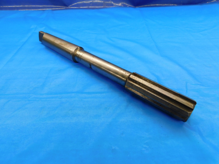 HANNIBAL 15/16 O.D. CARBIDE TIPPED REAMER MORSE TAPER #3 SHANK 8 FLUTE MT3 TOOL - DW20556BMIN