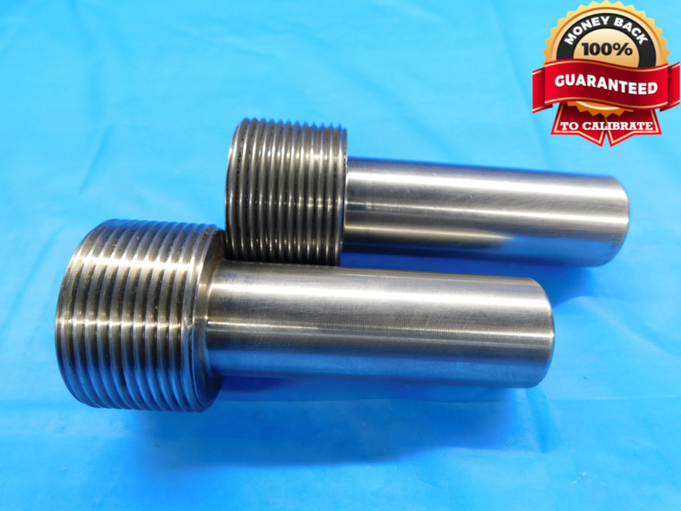 SHOP MADE 1 5/8 12 THREAD PLUG GAGE 1.625 1.6250 GO AND NO GO INSPECTION CHECK - DW20587CQ2