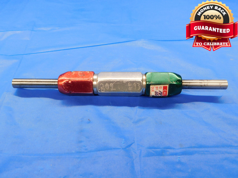 .2820 & .2930 CL X PIN PLUG GAGE GO NO GO .2813 +.0007 9/32 7 mm .282 .293 - MC0003BB2
