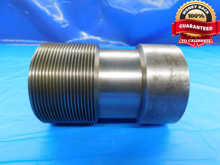 SHOP MADE 2 1/4 14 THREAD PLUG GAGE 2.25 2.250 GO ONLY P.D. = 2.203 INSPECTION - DW20899LVR