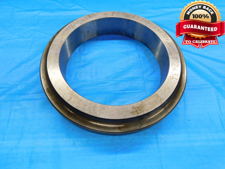 4.1280 MASTER PLAIN BORE RING GAGE 4.1250 +.0030 OVERSIZE 4 1/8 105 mm 4.128 - DW20989AP1