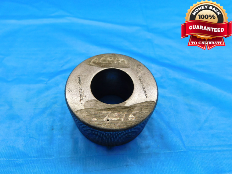 .7515 MASTER PLAIN BORE RING GAGE .7500 +.0015 OVERSIZE 3/4 19 mm INSPECTION - DW20996AP1