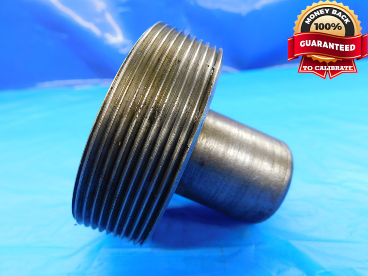 SHOP MADE 2 3/4 12 THREAD PLUG GAGE 2.75 2.750 2.7500 INSPECTION CHECK - DW21076AB2