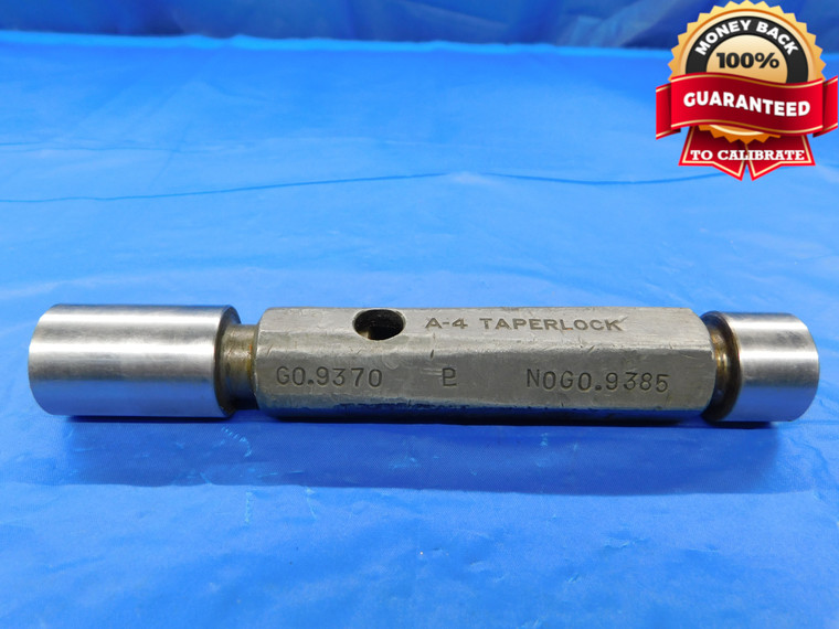 .9370 & .9385 PIN PLUG GAGE GO NO GO .9375 -.0005 UNDERSIZE 15/16 24 mm .937 - CM0198AZ1