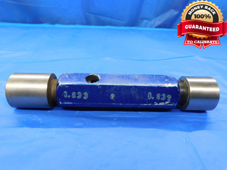 1.2330 & 1.2370 PIN PLUG GAGE GO NO GO 1.2344 -.0014 1 15/64 31.318 1.233 1.237 - CM0200AZ1