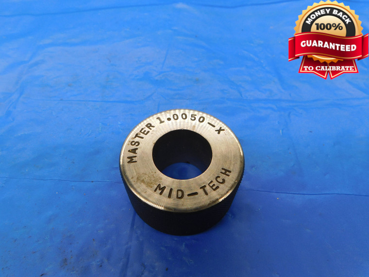 1.0050 CL X MASTER PLAIN BORE RING GAGE 1.0000 +.0050 1.0 25.527 mm 1.005 - CM0228AA3