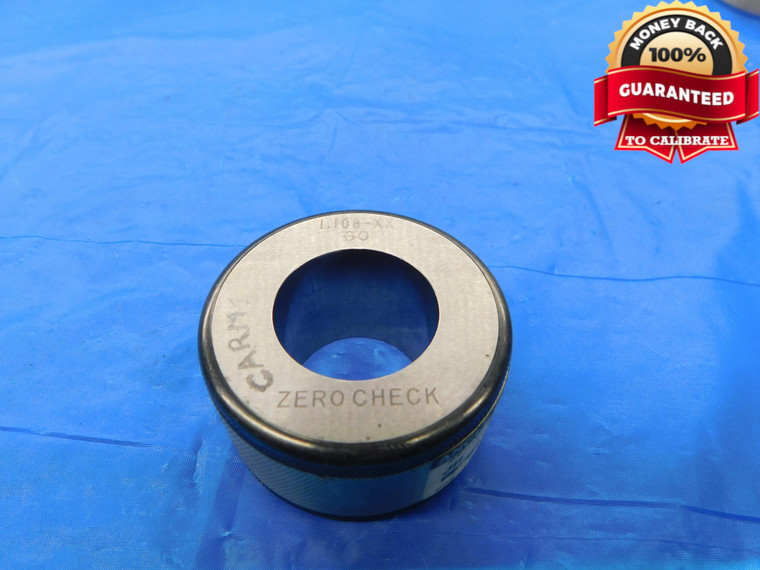 1.1080 CL XX MASTER PLAIN BORE RING GAGE 1.1094 -.0014 1 7/64 28 mm 1.108 - CM0310AA3