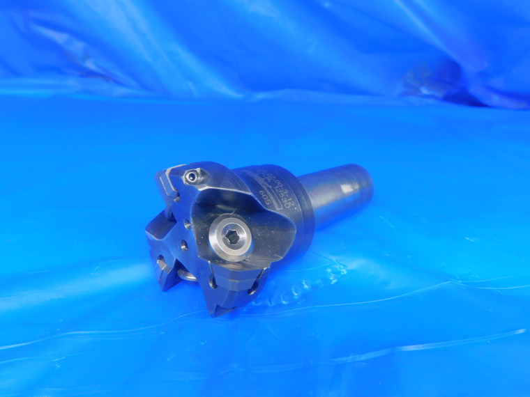 SECO 2" O.D. FACE MILL R217.33-02.00-3-12 1" SHANK HOLDS 3 INSERTS 2.0 USA - RJ0402LVR