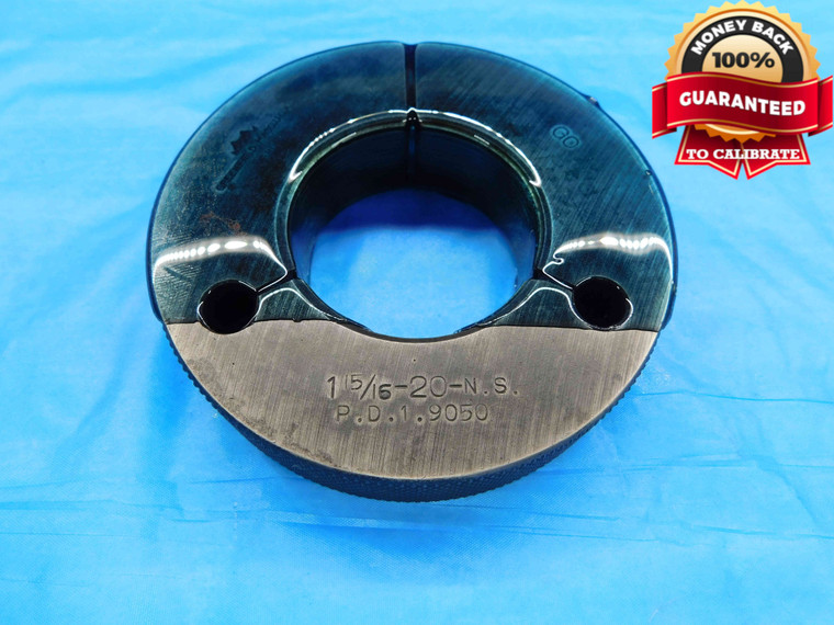 1 15/16 20 NS THREAD RING GAGE 1.9375 GO ONLY P.D. = 1.9050 INSPECTION CHECK - DW21708RD