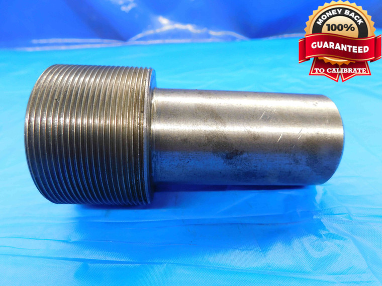 SHOP MADE 2" 16 THREAD PLUG GAGE 2.0 2.00 2.000 2.0000 INSPECTION TOOL - DW21933AD3