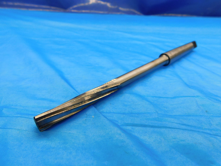 YANKEE 0.3594 OD HSS REAMER MT1 SHANK SPIRAL 6 FL .3594 23/64 .3750 -.0156 TOOL - DW21766CG2
