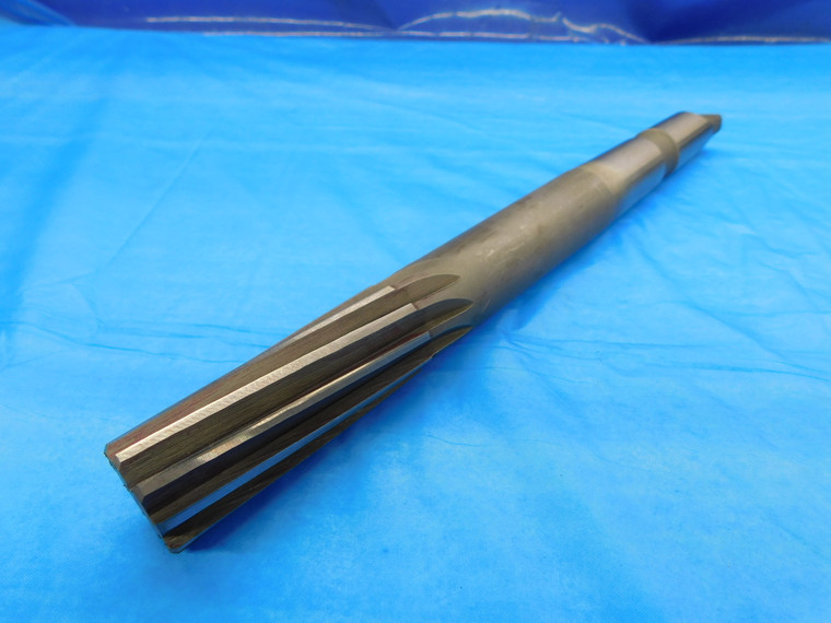 NEW L&I 1 1/16 OD REAMER MORSE TAPER #3 SHANK SPIRAL 10 FLUTE MT3 1.0625 27 mm - DW21771CG2