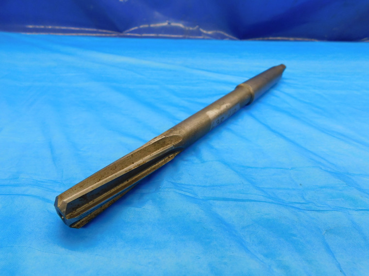 21/32 O.D. REAMER MORSE TAPER #2 SHANK SPIRAL 6 FLUTE MT2 .6562 MADE IN USA - DW21768CG2