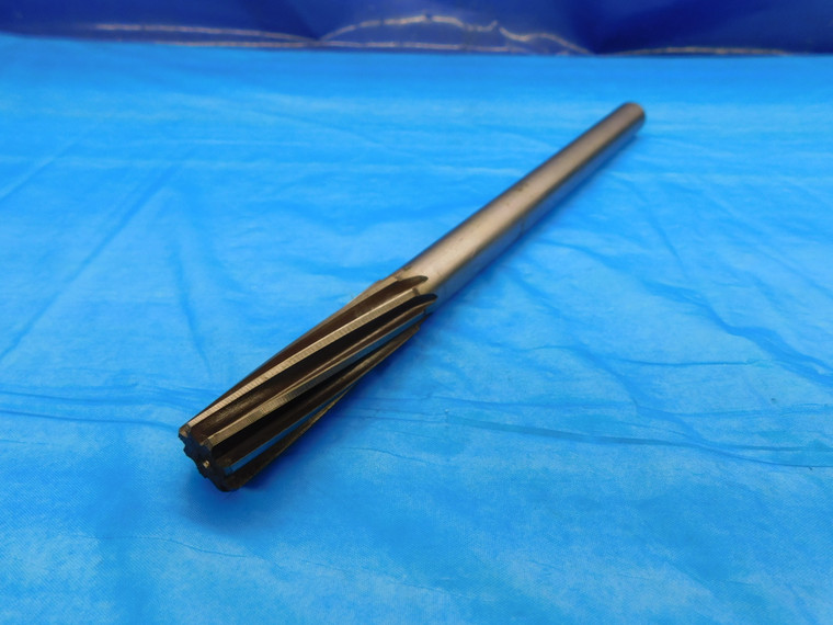 YANKEE 0.6562 O.D. HSS CHUCKING REAMER SPIRAL 8 FLUTE .6562 21/32 .6563 -.0001 - DW21778CG2