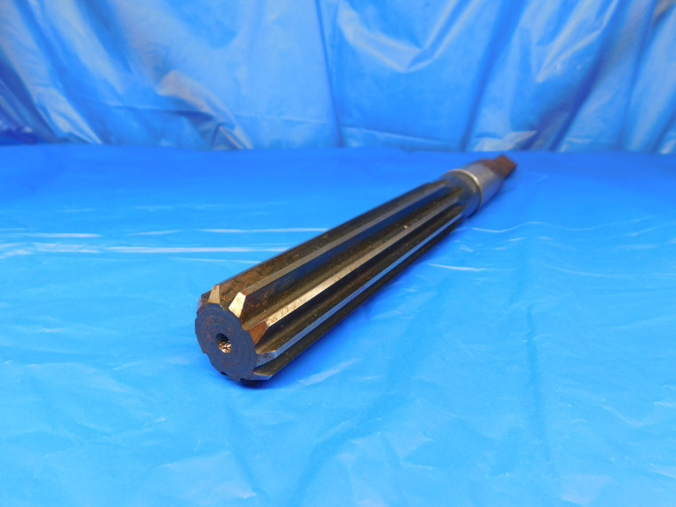 W & B 1 1/4 O.D. HSS CHUCKING REAMER MORSE TAPER #4 SHANK 10 FLUTE MT4 1.2500 - RJ0407CK2