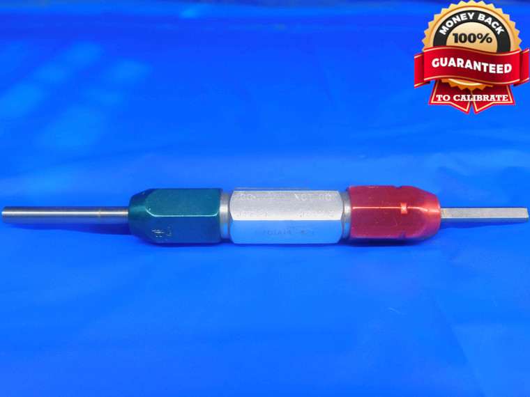 .1895 & .1930 CL XZ PIN PLUG GAGE GO NO GO .1875 +.0020 OVERSIZE 3/16 5 mm .193 - TH0019RD