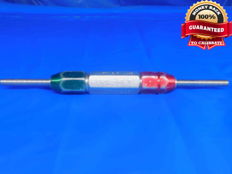 .1920 & .1950 CL Y PIN PLUG GAGE GO NO GO .1875 +.0045 3/16 5 mm .192 .195 - TH0004RD