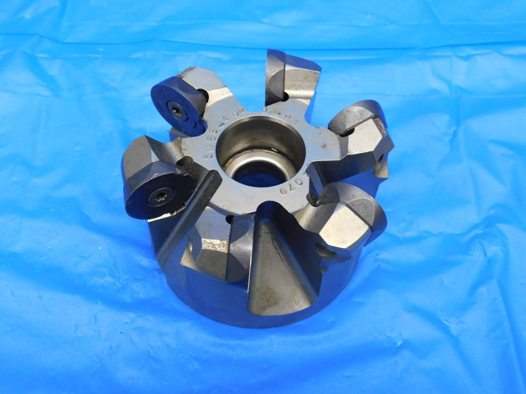 INGERSOLL 4" O.D. BUTTON FACE MILL 5W6S-40R20 1 1/2" PILOT HOLDS 6 INSERTS 4.0 - MH3122AG3