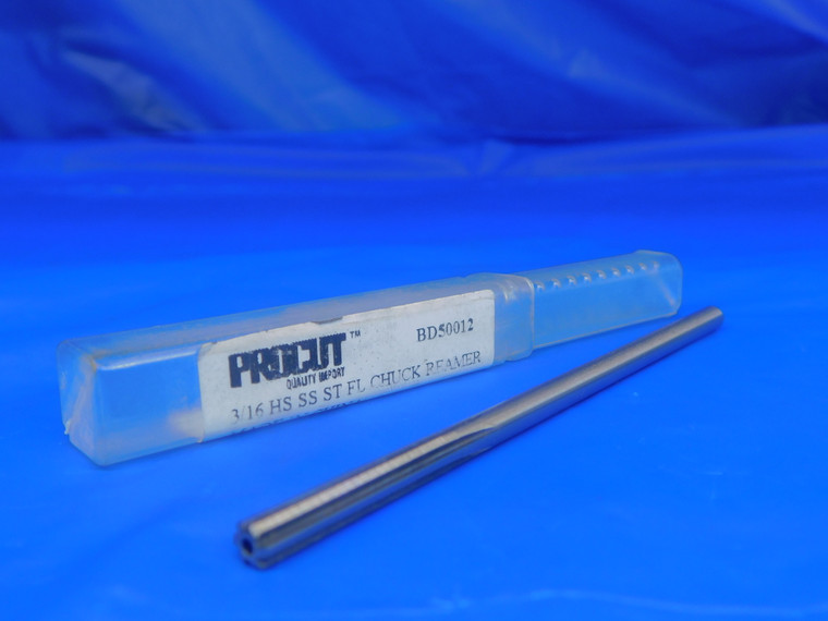 3/16 O.D. HSS CHUCKING REAMER 6 FLUTE .1875 ONSIZE - TH0175CP2